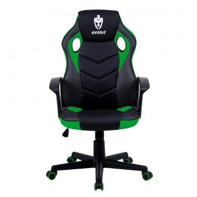 EG908 Evolut Cadeira Gamer Hunter Preto e verde