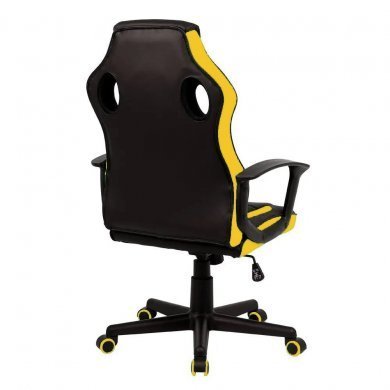 EG908-AMR Evolut Cadeira Gamer Hunter Preto e Amarelo