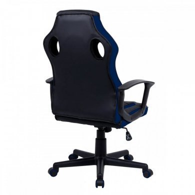 EG908-AZL Evolut Cadeira Gamer Hunter Preto e Azul
