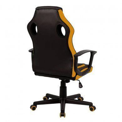 EG908-LRJ Evolut Cadeira Gamer Hunter Preto e Laranja