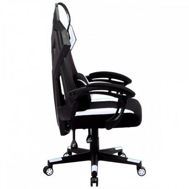 EG909BCO Evolut Cadeira Gamer Ace Preto e Branco
