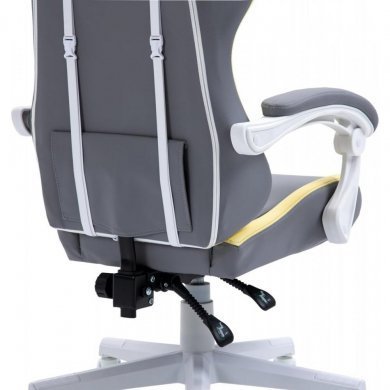 EG910AMR Evolut Cadeira Gamer Prism Amarelo e Cinza