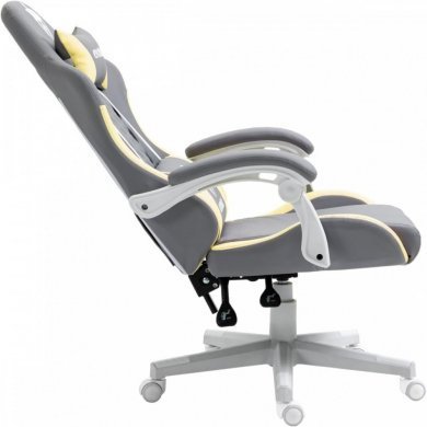 EG910AMR Evolut Cadeira Gamer Prism Amarelo e Cinza