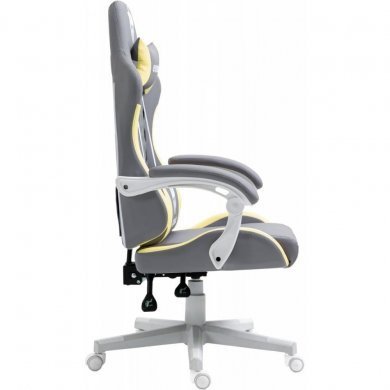 EG910AMR Evolut Cadeira Gamer Prism Amarelo e Cinza