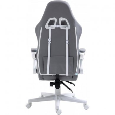 EG910AZL Evolut Cadeira Gamer Prism Azul e Cinza 135Kg