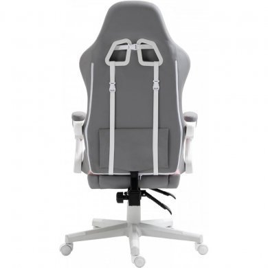 EG910RSA Evolut Cadeira Gamer Prism Rosa e Cinza 135Kg