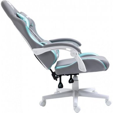 EG910VRD Evolut Cadeira Gamer Prism Verde e Cinza 135Kg