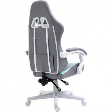 EG910VRD Evolut Cadeira Gamer Prism Verde e Cinza 135Kg