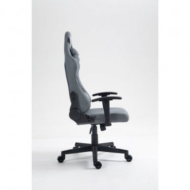 EG931-CZA Evolut Cadeira Gamer Arrow Linho Cinza Ajustável