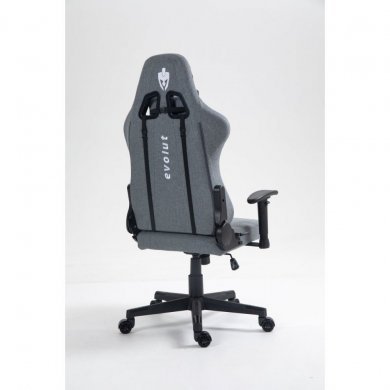 EG931-CZA Evolut Cadeira Gamer Arrow Linho Cinza Ajustável
