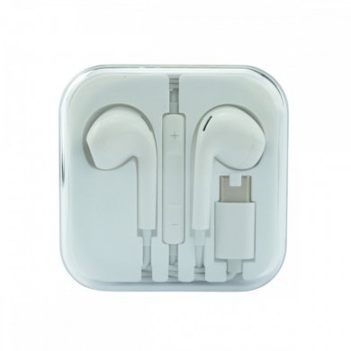 EJ-IP13-C Verde Fone de Ouvido Intra Auricular USB tipo C