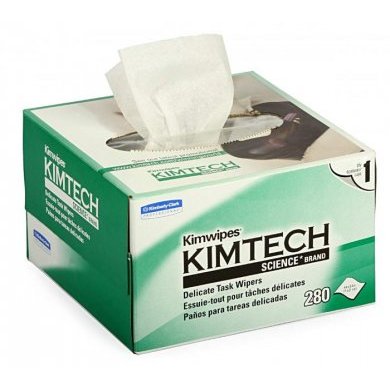 EKW341 KIMTECH Kimwipes lenço limpeza de fibra optica 280 lenços