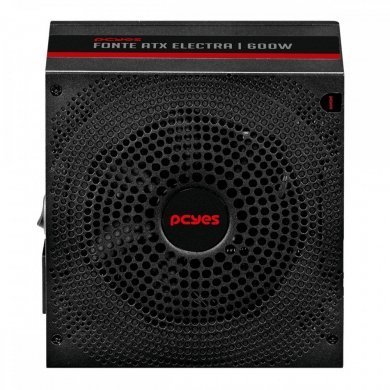 ELEC600W PCYes fonte ATX Electra 600W PFC ativo