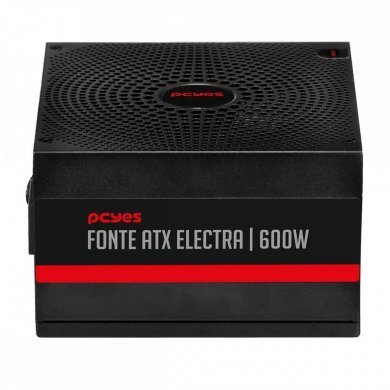 ELEC600W PCYes fonte ATX Electra 600W PFC ativo