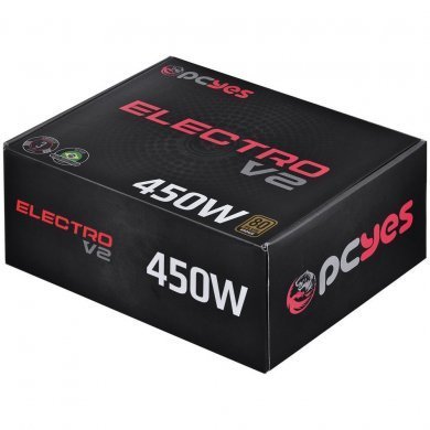ELECV2PTO450W PCYes Fonte ATX Electro V2 450W Reais
