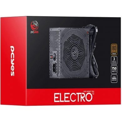 ELECV2PTO750W PCYes fonte ATX 750W Electro V2 80 plus bronze