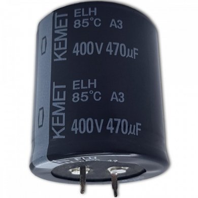 Capacitor eletrolitico KEMET 470uF 400V