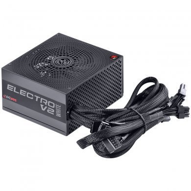 ELV2WHPTO600W PCYes Fonte ATX Electro V2 600W Reais 80P White