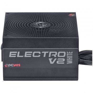 ELV2WHPTO600W PCYes Fonte ATX Electro V2 600W Reais 80P White