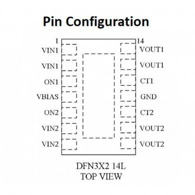 Ci EM5209 PWM DFN14L SMD