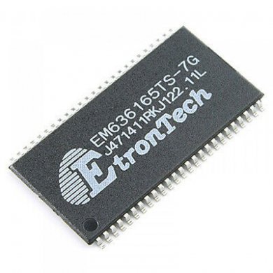 EM636165TS-7G Synchronous DRAM 1MX16 5.4ns CMOS PDSO50