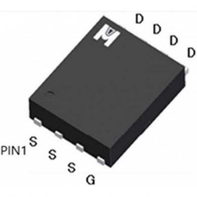 Mosfet B03N03 EMB03N03 NCH 30V 75A QFN8 SMD
