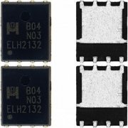 Mosfet B04N03 EMB04N03 N 30V 75A QFN8 (Kit 2x und) Kit com 2 unidades