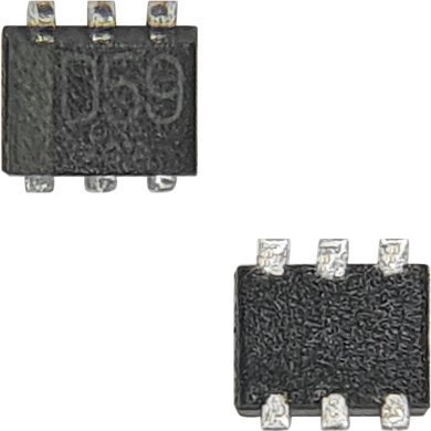 EMD59T2R 5x transistor digital duplo D59 EMD59 NPN+PNP SOT-563-6