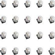 20x Capacitor Eletrolitico Polimero de Aluminio 470uf 25V 20% SMD 10 x 10.3mm 3000 Hrs 105C Chemi-Con