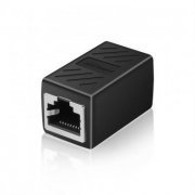 Conector emenda RJ45 CAT.6 blindado Conector Fêmea RJ45 cat.6 para Redes 1GB Blindado