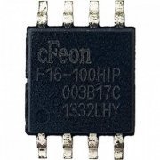 Memória F16-100HIP serial flash 4Kbyte SPI SOP8 SMD Ci virgem, sem gravação (original do fabricante)