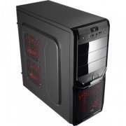 AeroCool Gabinete Gamer V3X ATX Black Edition 3x Baias 5.25, 4x Baias 3.5, 2x Baias 2.5, Sem Fonte - Preto