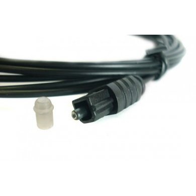 EN-OPC-T2T/BK/3M Cabo Fibra Optica TOSLINK Seccon