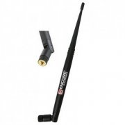 Antena Omnidirecional Encore 9dBi 2.4GHz Conector SMA Reverso