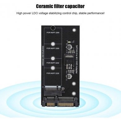 Adaptador M.2 SATA para SATA 3 de 2230 até 2280