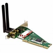 Placa Rede Encore Wireless N 300Mbs 802.11n - Duas Antenas Externas - PCI 32bits 33MHz V2.3