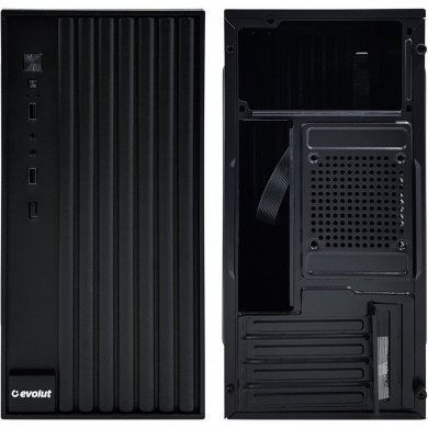 Evolut Gabinte EO-301 Office Micro-ATX Preto