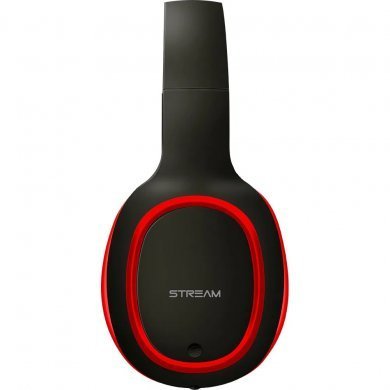 ELG headset wireless Stream USB preto e vermelho