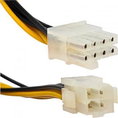 EPS4PIN-8PIN Adaptador ATX EPS 4 pinos macho para 8 pinos fêmea