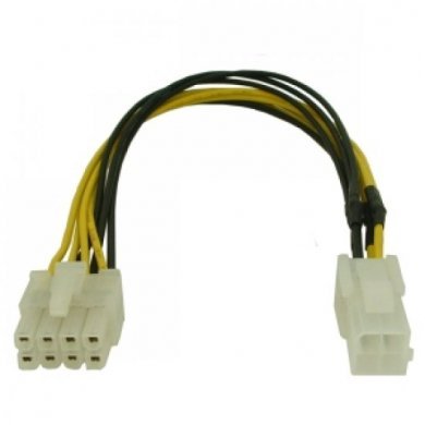 EPS4pin-8pin Adaptador ATX EPS 4P Macho p/ 8P Femea