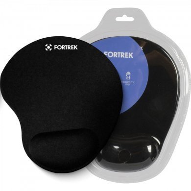 ERG102 Fortrek mouse pad ergonômico apoio de pulso em gel preto