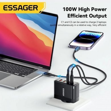 Essager fonte carregador para smartphone 100W TipoC