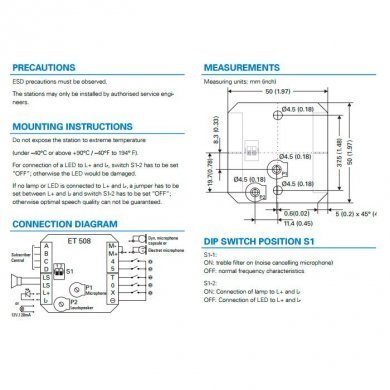COMMEND Intercom module