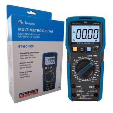 ET-2042F Minipa Multímetro Digital CAT III 600V