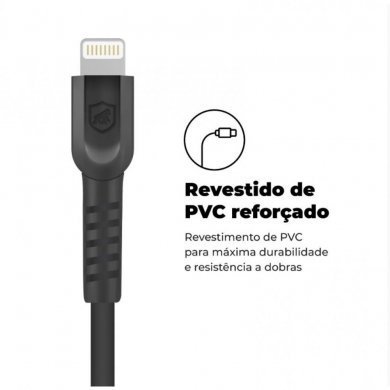 EWLX6UKWQ GORILA SHIELD CABO TIPO-C LIGHTNING DUAL SHOCK