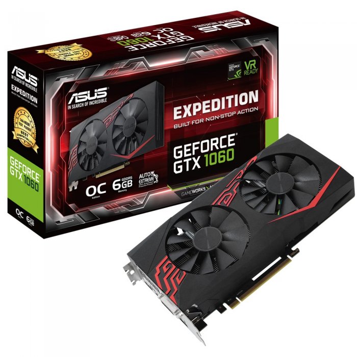 gtx1060 6gb ジャンク品 EX-GTX1060-O6G Asus Placa de Video GTX 1060 6GB DDR5
