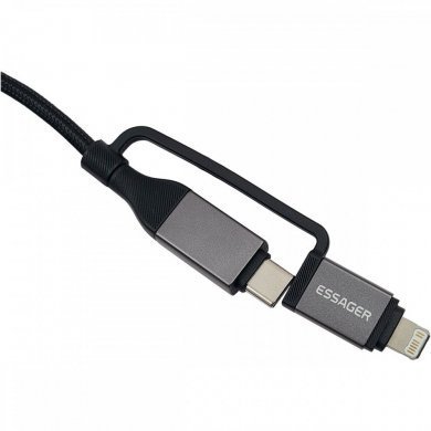 Essager cabo carregamento USB-C 4 em 1 100W