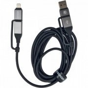 Essager cabo carregamento USB-C 4 em 1 100W com adaptador USB e Lightning