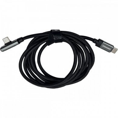 EXCT3W-HCA0G-P Essager cabo carregamento USB-C em L 240W com Display