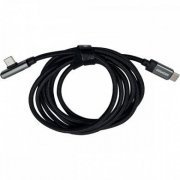 Essager cabo carregamento USB-C em L 240W com Display visor de carga e cabo reforçado em nylon de 2 metros